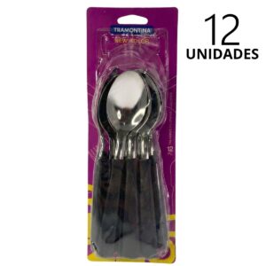Cuchara cabo azul tramontina 12 unidades