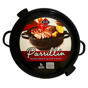 Brasero parrillín redondo esmaltado Sue